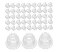 LOLIPPYY 200 Piezas Tapones Transparentes Reemplazo para Botellas de Aceite Esencial Tapón Difusor para Apertura Inserciones Redondas para Varillas de Fibra Aromaterapia