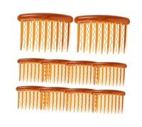 LOLIPPYY 24 Piezas Peines Laterales de Plástico con Dientes Rectos y Diseño Vintage Retro para Nupcial Accesorios para Bodas y Cabello Fino