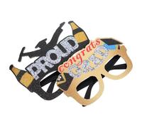 LOLIPPYY 2piezas Gafas De Graduación Para Fotos Accesorios Creativos Para Ceremonias y Fiestas De Graduación Decoración Única y Cómoda Para Capturar Momentos Especiales