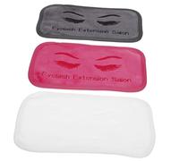 LOLIPPYY 3 piezas Paños para Extensión de Pestañas Reutilizables Suave Soporte Ergonómico Bandas para Graft Eyelash Uso Salón y Hogar