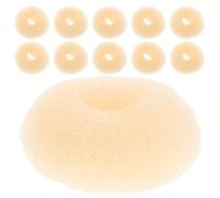 LOLIPPYY 30 Piezas Herramientas para Peinar el Cabello Moldes para Moños Tipo Donut Accesorios para Peinados Recogidos Uso para Adornos y Moños Color Claro y Pequeño Máquina para Hacer