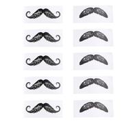 LOLIPPYY 30 piezas Pegatinas Protectores para Depilación de Bigote y Barba Accesorios para Cera Forma Creativa Suaves y Seguras Uso para Hombres y Mujeres