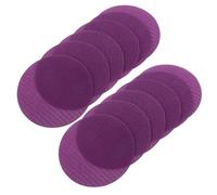 LOLIPPYY 36 Piezas Marcadores de Alfombra Morados Círculos Reutilizables para Aula Herramienta Visual para Organización y Asientos Infantiles Clase