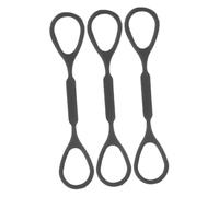 LOLIPPYY 3piezas Anillos De Silicona Negros Reemplazos De Topes De Corredera Protector De Válvula Para De