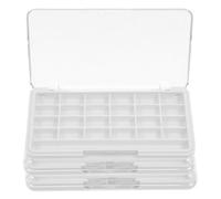 LOLIPPYY 3piezas Paleta de Muestra de Sombras de Ojos Recargable Rejillas Caja Vacía para Maquillaje Portátil y Reutilizable para Viajes y Organización de Cosméticos