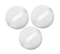 LOLIPPYY 3piezas Para Polvos De Algodón Redonda Esponjosa Para Base Facial Aplicador De Talco Para Cuerpo y Rostro