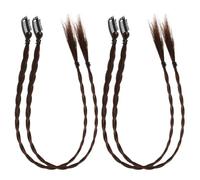 LOLIPPYY 4 Extensiones De Cabello Para Niñas Pelucas Trenzadas Extensiones De Cabello Para Niñas Para De Caballo Para