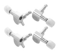 LOLIPPYY 4 Juegos Ukulele Tuning Pegs Buttons Sealed Gear Machine Heads For String Instruments Banjo Ukulele Accessories Precision Tuning For Beginners And Professionals Portable