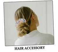 LOLIPPYY 4 piezas Accesorios Pelo Peines Metalicos con y para Bodas Fiestas y Diario Clips Franceses Decorativos para Mujer