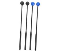 LOLIPPYY 4 piezas Baquetas para Xilófono y Marimba Palos de Percusión con Mango de Goma Cómodo Resistentes y Versátiles para Músicos Principiantes