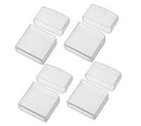 LOLIPPYY 4 Piezas Funda Protectora para Transparente Seguro para Mecheros de Queroseno para Camping y Uso