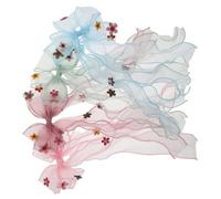 LOLIPPYY 4 Piezas Lazos Grandes de Tul para Niñas con Clip de Cocodrilo Accesorios para Bebés Lazos de Princesa Colores Azul Morado Verde y Rosa para Eventos y Uso Diario