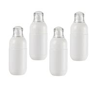 LOLIPPYY 4 Piezas Loción de Viaje Frascos para Champú y Cosméticos Contenedores Recargables Portátil y Ligero