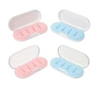 LOLIPPYY 4 Piezas Organizador Compacto para Puntas de Lápiz Táctil Estuche Portátil Resistente para Puntas Almacenamiento Seguro para Tabletas para Viajes Escuela y Oficina