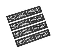 LOLIPPYY 4 Piezas Parches Reflectantes para Chaleco de Perro Ajustables Suaves y Resistentes para Equipo de Paseo y Soporte Animal