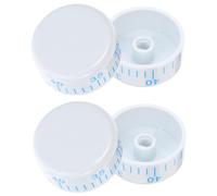 LOLIPPYY 4 unidades para frigorífico, termostato, botón de control de temperatura para congelador, botón giratorio de repuesto, botón de ajuste de dial compatible