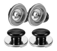 LOLIPPYY 4piezas Cubierta de Silbato Perilla de Tapa de Olla Accesorio de Cocina para Tetera Asa de Sujeción de Repuesto de Manilla de Tapa