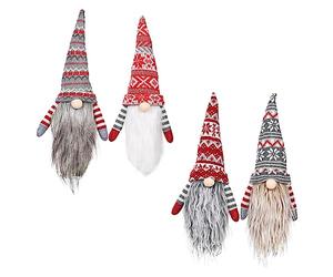 LOLIPPYY 4piezas Tapas De Botella De Vino Navidad Gorros De Decoraciones para Botellas Suministros Navidad Sin Cara Larga Barba