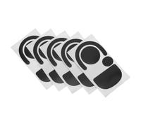 LOLIPPYY 5 Hojas Almohadillas Autoadhesivas para Pies de Ratón Antideslizantes, Compatibles con Modelos 3ª y 4ª Generación, 0,7 MM de Grosor, Negras, 5 Unidades, Accesorio para Mejorar