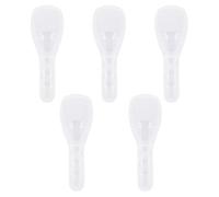 LOLIPPYY 5 piezas Caja de Almacenamiento para Maquinilla de Afeitar Manual de Estuches Transparentes y Portátiles Protección contra Polvo y Golpes Compacto para Viaje