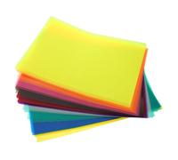 LOLIPPYY 50 Hojas Papel Celofán Colores Translúcidos Papel para Manualidades Infantiles Láminas Flexibles para Envoltura Decoración Creativa y Proyectos Escolares