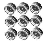 LOLIPPYY 50 piezas Tarros de Crema Recipientes de Almacenamiento Cosméticos con Tapa para Viaje y Uso Diario