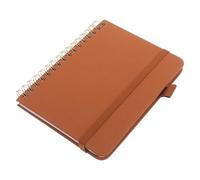 LOLIPPYY 56 Hojas Libreta de Contraseñas A6 en Espiral con Pestañas Alfabéticas, 112 Páginas, Tapa Dura Marrón Oscuro, Organizador Seguro para Gestión de Cuentas y Direcciones, Adecuado