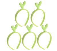 LOLIPPYY 5piezas Diademas Divertidas Brotes De Soja Para Yoga y Spa Diademas De Temática Vegetal Para Niñas y Mujeres