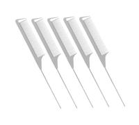 LOLIPPYY 5piezas Peine Para Peluca y Peine Divisor Para Entresacar y Para Cortar El Cabello Para Peinar El Cabello De Mujeres Salón De Peluquería