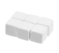 LOLIPPYY 6 Bloques Minerales Naturales para Reptiles y Cangrejo Ermitaño, 6 Piezas de Mineral Blanco para Terrarios de Lagartos Que Promueven Pelaje Sano y Desgaste Dental