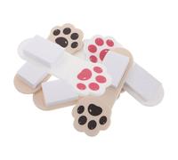 LOLIPPYY 6 Piezas de Elevador de Tapa para Inodoro Diseño de Pata de Gato, Manija de Plástico Resistente en Tonos Claros y Gris, Accesorio Higiénico para Baño en Hogares, Hoteles y