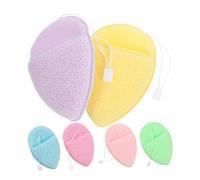 LOLIPPYY 6 piezas Esponjas Faciales Exfoliantes para Limpieza Profunda con Diseño Guante Material Suave para Tipo de Baño y Viaje