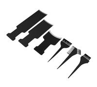 LOLIPPYY 6 piezas Kit de Teñido Cabello con Tableros para Mechas Grande Mediano y Peines Ergonómicos de Curvado para Peluquería Profesional y Uso