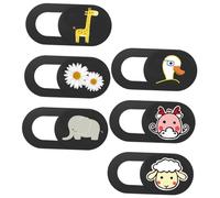 LOLIPPYY 6 Piezas Protector Cámara Ordenador Portátil y Móvil Unidades Cubiertas Privacidad Webcam Anti-Hacking y Prácticas para Tabletas y Smartphones