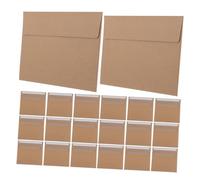 LOLIPPYY 60 Piezas Unidades Sobres Kraft Sobres Adhesivos Marrones para Invitaciones Boda y Tarjetas Paquetes Lisos para Envío y Correspondencia