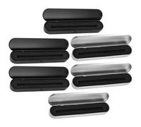 LOLIPPYY 6piezas Estuche para Lápices De Estudiantes Caja Metálica Rectangular Antiarañazos Organizador De Bolígrafos Portátil Hogar Unidades