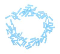 LOLIPPYY 80 Piezas Puntas de Silicona para Cuchara de Cerumen 80 Unidades, Funda Azul 11.5X3.8 MM, Repuestos Reutilizables para Limpieza Segura del Oído en Casa y Viajes