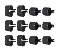 LOLIPPYY Abrazaderas para Muebles de Ratán y Mimbre, Clips de Fijación Ajustables, Plástico Resistente, 12 Unidades, para Sofá Seccional y Sillas de Exterior, Uso en Jardín y Terraza