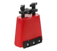 LOLIPPYY Accesorios para Batería Cencerro Metálico con Silenciador Cencerro para Batería Montable para Practicar la Percusión Manual Casa o Estudio