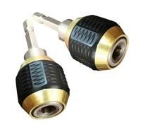 LOLIPPYY Adaptadores de Impacto Hexagonales para Taladro Eléctrico 1/4 2 Piezas Conector Rápido y Cabeza Grande de 60 MM, Perfectos para Destornilladores y Trabajos Industriales