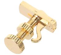 LOLIPPYY Afinador de Cuerdas para Violín y Viola en Color Dorado, Pieza Metálica Resistente para Uso en Conciertos y Prácticas