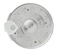 LOLIPPYY Afinador de Tono Selector de 13 Notas para Instrumentos Musicales, Silbato Circular de 13 Orificios, Dispositivo de Afinación Portátil de Abs y Hierro, Adecuado para Guitarra