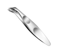 LOLIPPYY Alicate Corta Cutículas de Acero Inoxidable Portátil Herramienta Ergonómica para Eliminar Piel Muerta Removedor de Cutículas Profesional para Manicura y Pedicura