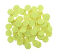 LOLIPPYY Almohadillas Difusoras Aromáticas Redondas 30 Mm para Difusor de Coche, 300 Unidades Fluorescentes Amarillas, Repuesto Absorbente para Aceite Esencial, Ambientador Automotor