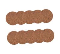 LOLIPPYY Almohadillas para Nidos De Gallinas y Palomas, Estera De Fibra Natural, Tamaño 15 Cm, Base Confortable para Gallineros, Protección De Huevos para Aves, Paquete 10 Piezas