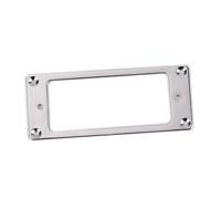 LOLIPPYY Anillos de Montaje para Humbucker de Guitarra Marco Metálico Cromado con Base Plana de Anillos Resistentes y Brillantes para Pickups Completos