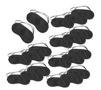 LOLIPPYY Antifaz para Dormir de Viaje 35 Piezas Ocular Negra Bloqueo Total de Luz Ajuste Cómodo para Mujeres Hombres Siesta Descanso Salud y Hogar