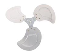 LOLIPPYY Aspas de Repuesto de Aluminio para Ventilador Industrial de Piso 16 Pulgadas 400 MM 3 Hojas 8 MM de Diámetro Interior Hélice Resistente para Ventilador de Mesa y Pie Reemplazo