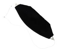 LOLIPPYY Bandas Elásticas para Peluca 2 Piezas Negras con Hilo de Pescar Ajustable Diadema Antideslizante de Terciopelo para Bordes Banda Gruesa para Fijar Pelucas y Uso Diario Femenino