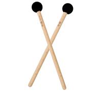 LOLIPPYY Baquetas de Percusión de Goma y Haya para Batería, 2 Piezas Forma Delicada, No se Caen Fácilmente, Ideales para Tocar Kits de Batería y Otros Instrumentos